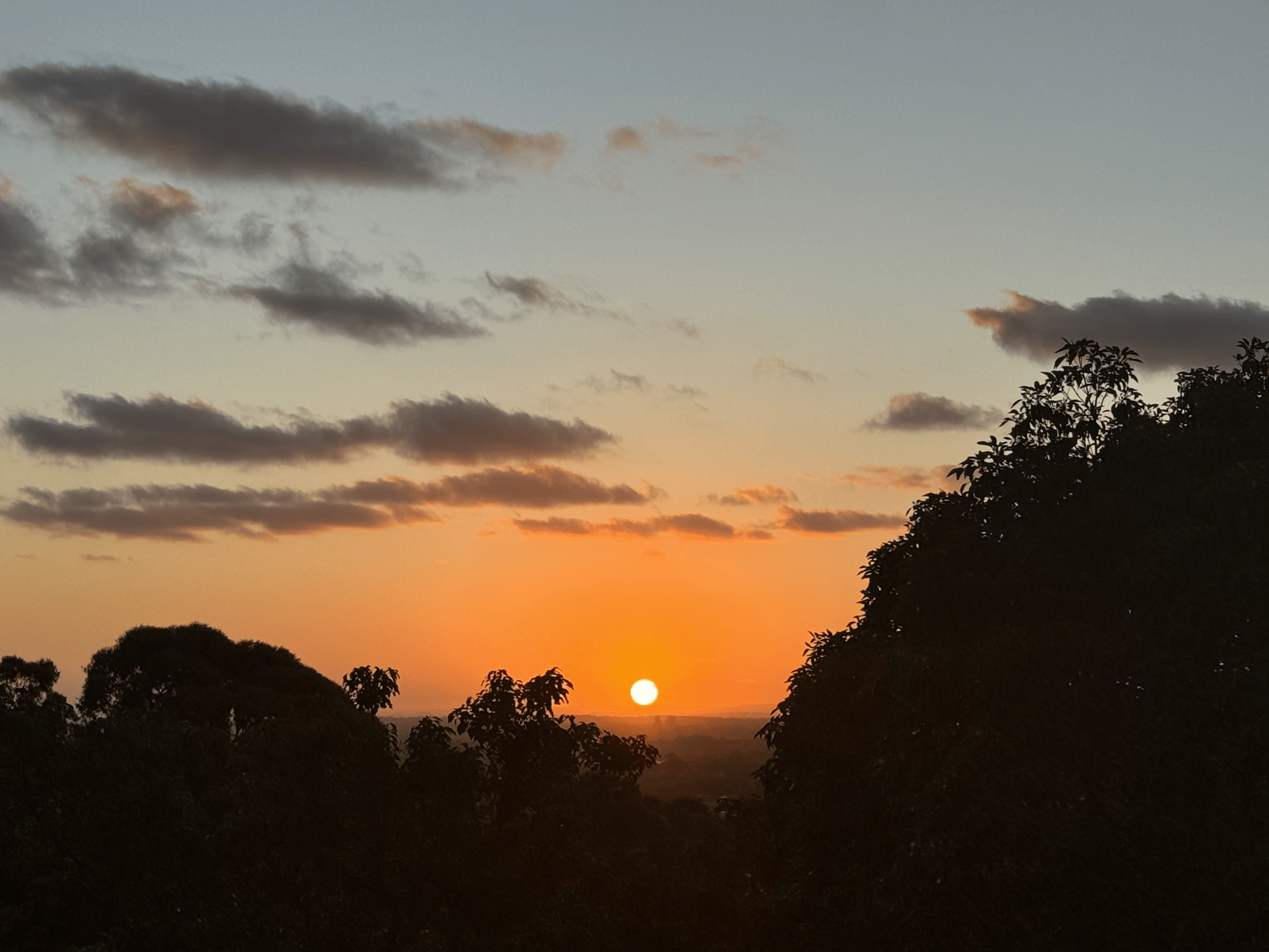 Melissa Movafaghi - Contego Media - Distant Sun Setting Over Sydney - Photograph Credit Melissa Movafaghi