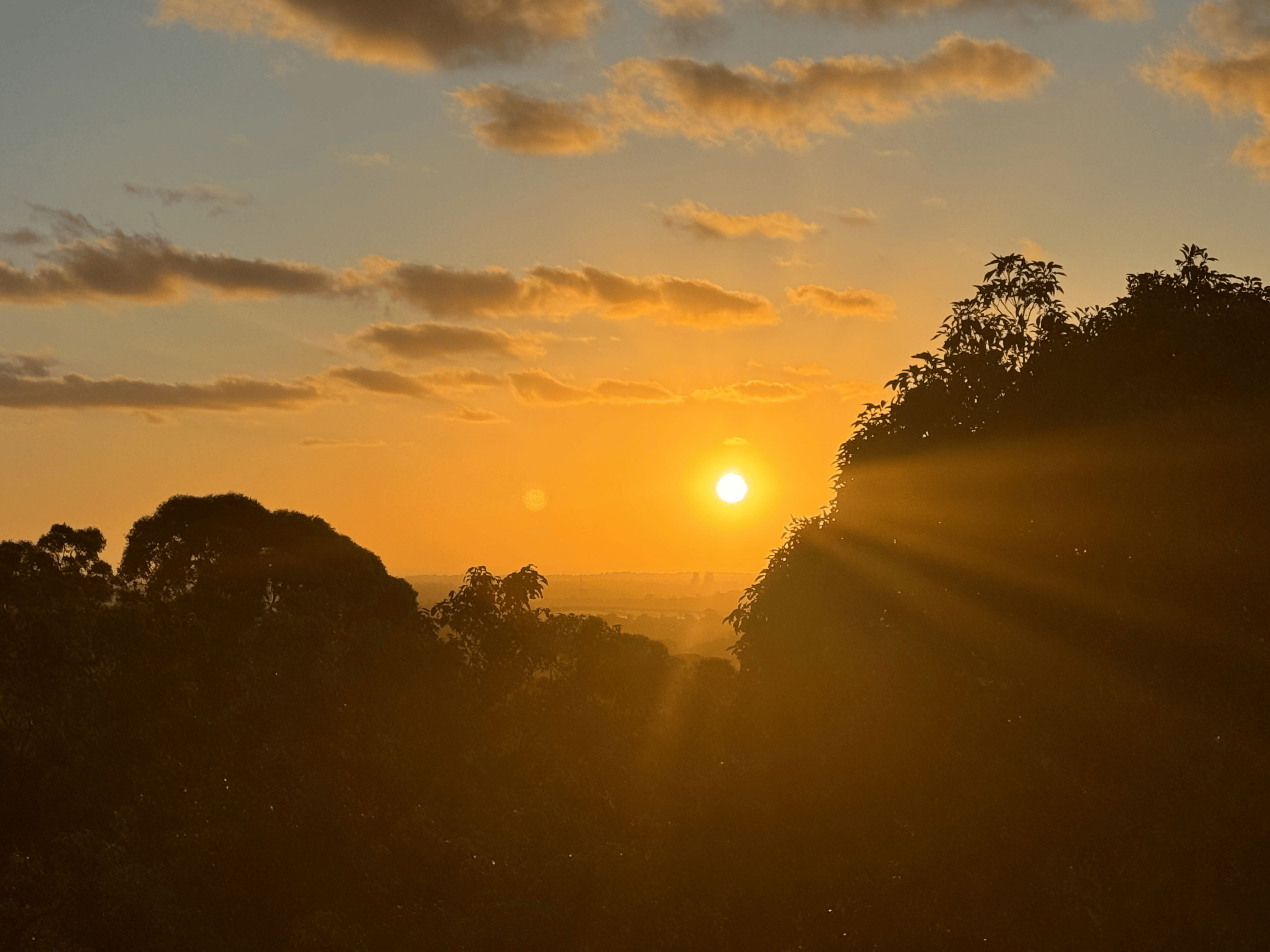 Melissa Movafaghi - Contego Media - Distant Sunset Over Sydney - Photograph Credit Melissa Movafaghi